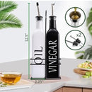 500ml oil and vinegar dispenser set