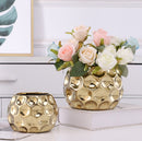 Nordic style golden flower pot