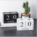 Creative Wooden Calendar Desk
