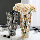 Luxury thickened glass vase decorative