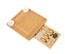 Bamboo Cheese Board and Knife Set