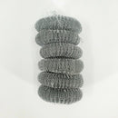 6-Pack Stainless Steel Scrubbing Sponges