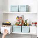 Plastic storage basket