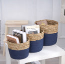 Hand Woven Storage Straw Baskets