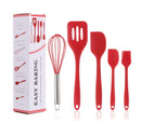 Colored kitchen utensils set (5 pieces)