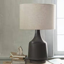 White ceramic table lamp