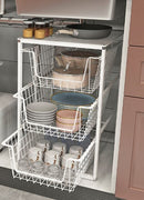 Double-layer and triple-layer storage rack