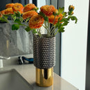 Luxury Gold Crystal Vase