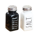 Salt and Pepper Shakers Glass Set