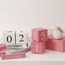 Creative Wooden Calendar Desk
