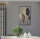 Minimalist modern metal wall hanging