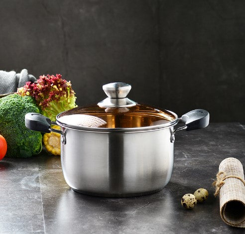 Stainless steel  pot with handle