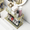 Bathroom cosmetic organizer rack