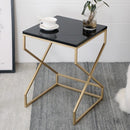 Home square marble coffee table