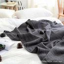 Decorative Throw Blanket with Tassels