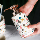 Ceramic Bathroom Accessory Set (4 Pcs)