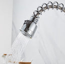 Stainless steel spring sink faucet