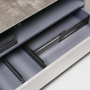 Clear drawer divider storage