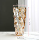 Luxury thickened glass vase decorative