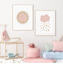 Decorative painting of canvas