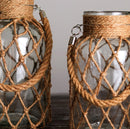 Rustic Hanging Mason Nautical Jar