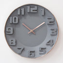 Three-dimensional scale digital wall clock