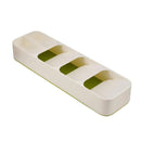 Compact Cutlery Organizer Kitchen Drawer Tray, Small