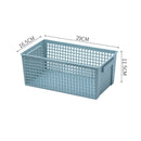 Plastic storage basket