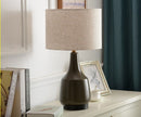 American ceramic bedroom bedside table lamp