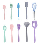 Silicone cookware set of colors