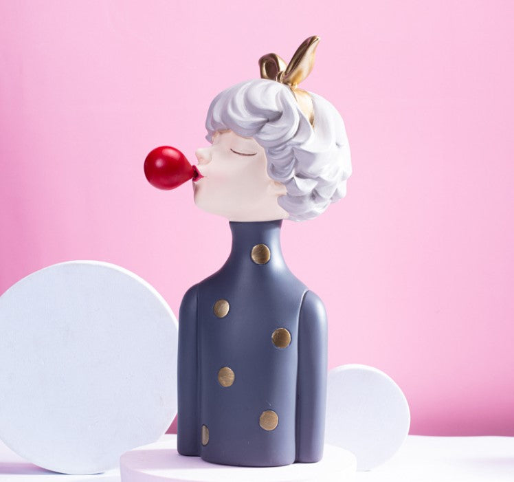 Resin Girl Statue Modern Girl