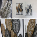 Minimalist modern metal wall hanging