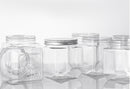 19.5 oz Clear Plastic Jars