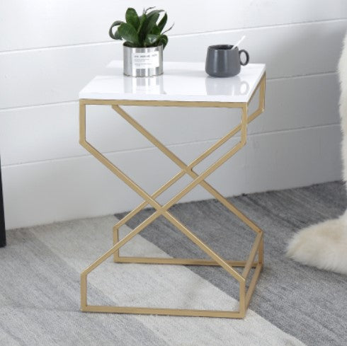 Home square marble coffee table