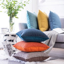 Cotton linen cushion cover solid color