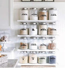 Creative transparent waterproof kitchen stickers  (132 pieces)