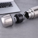 Double layer stainless steel thermos.