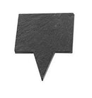 Black square Slate set for Cheese