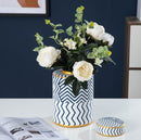 Modern minimalist ceramic vase (2 pieces)