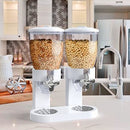 Two bucket cereal dispenser