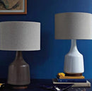 White ceramic table lamp