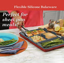 Non-stick silicone baking tray set (4-piece)