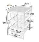 Double-layer and triple-layer storage rack
