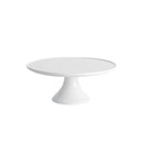 Cake Stand, Ceramic Leg Server with Glass Dome Lid.
