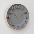 Three-dimensional scale digital wall clock