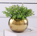 Nordic style golden flower pot