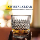 Crystal whiskey glass set