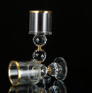 Crystal candle holder