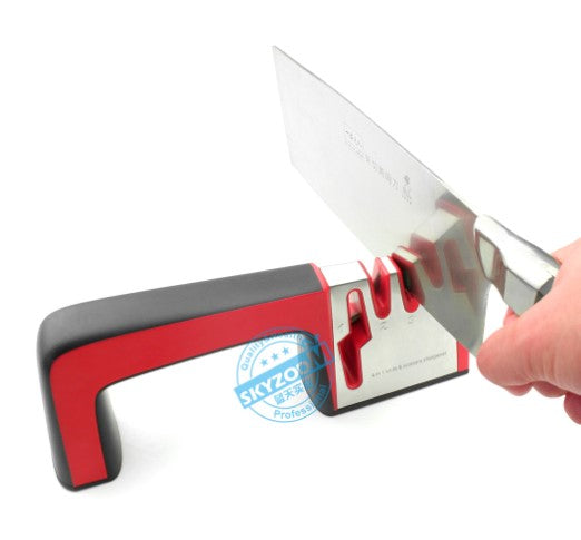 Stainless Steel Knife Sharpener (4-in-1)