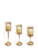 Light luxury candle holder set of 3